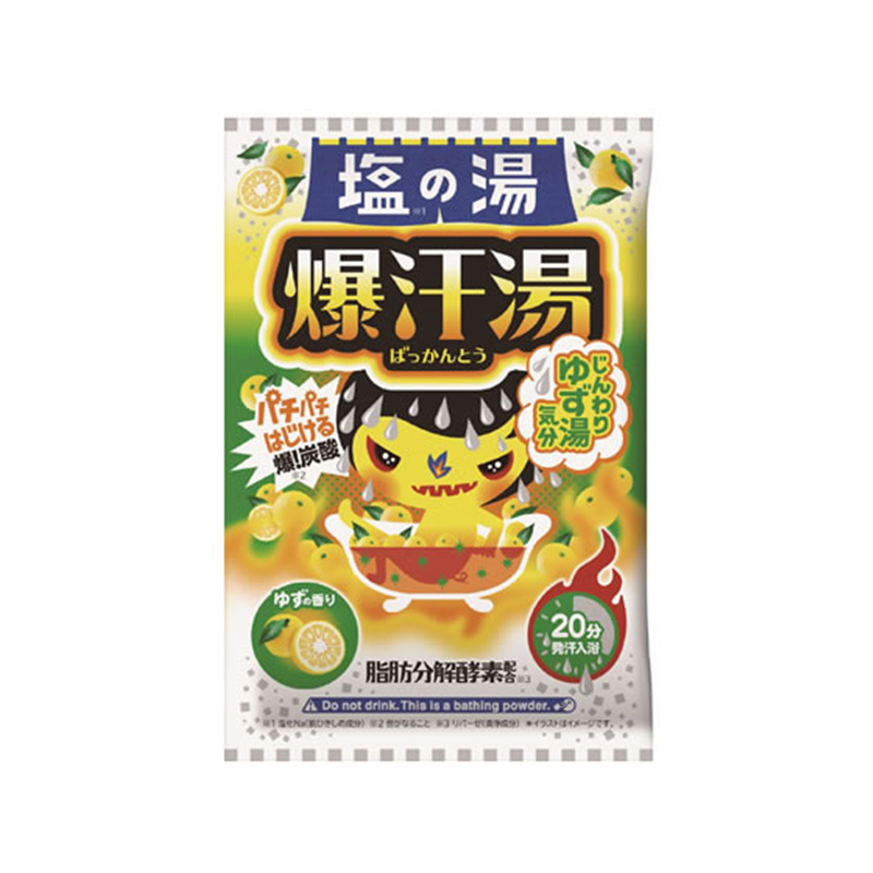バイソン 爆汗湯 塩の湯 ユズの香り 60g 1個（ご注文単位1個）【直送品】