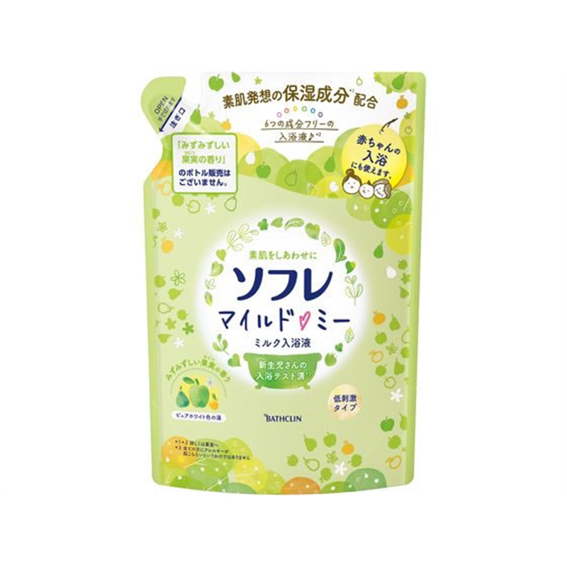 バスクリン ソフレ マイルドミー みずみずしい果実の香り 600mL 1個（ご注文単位1個）【直送品】