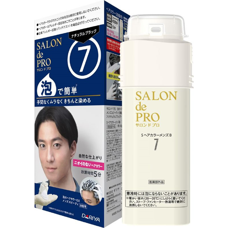 ダリヤ サロンドプロ 泡のヘアカラーEX メンズ スピーディ7 1個（ご注文単位1個）【直送品】