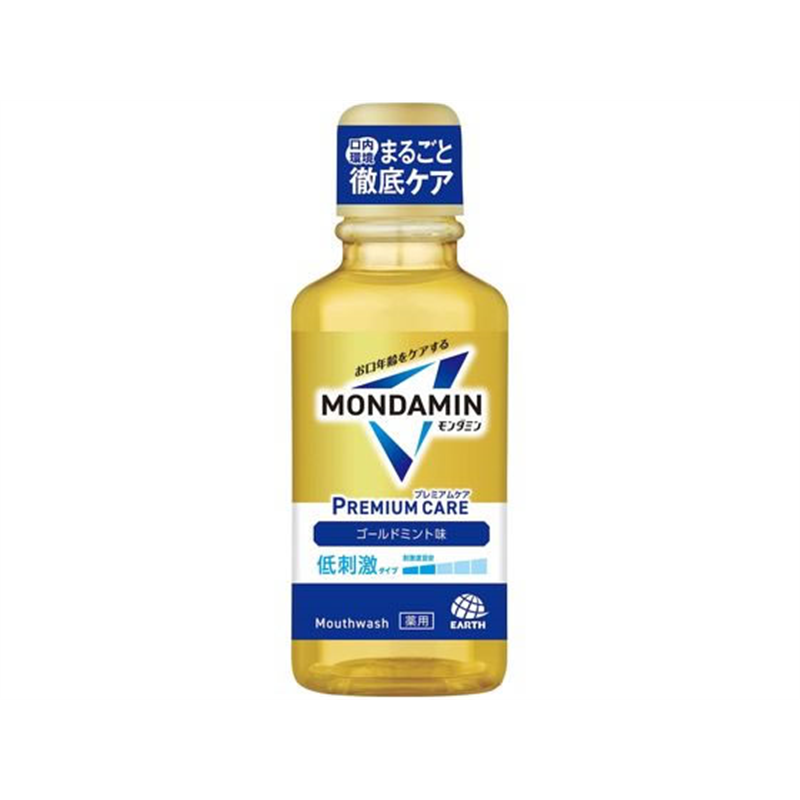 アース製薬 モンダミン プレミアムケア ゴールドミント 100ml 1個（ご注文単位1個）【直送品】