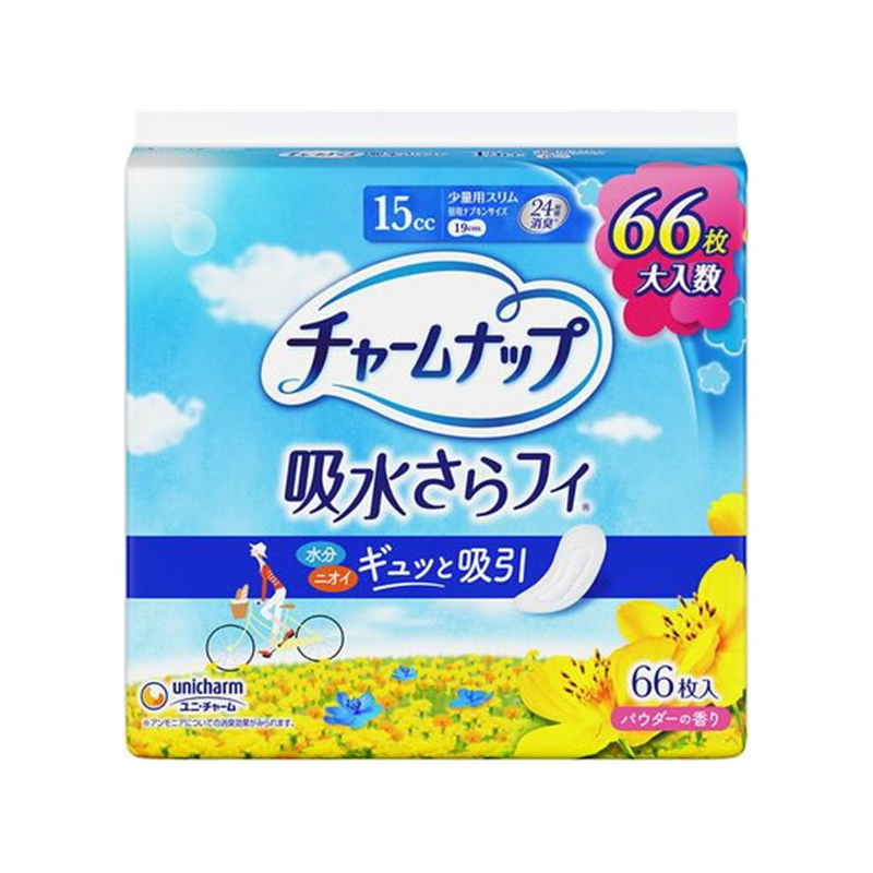ユニ・チャーム チャームナップ 吸水さらフィ 少量用 66枚 1パック（ご注文単位1パック）【直送品】