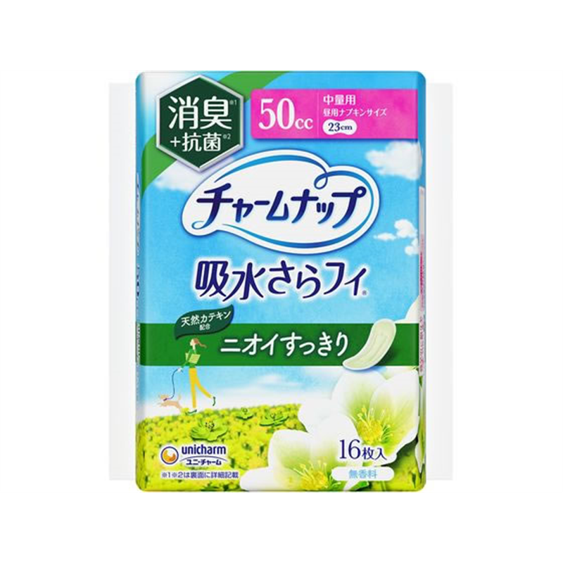 ユニ・チャーム チャームナップ 吸水さらフィ 中量用 消臭タイプ 16枚 1パック（ご注文単位1パック）【直送品】
