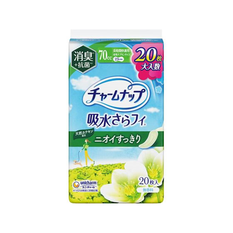 ユニ・チャーム チャームナップ 長時間快適用 消臭タイプ 20枚 1パック（ご注文単位1パック）【直送品】