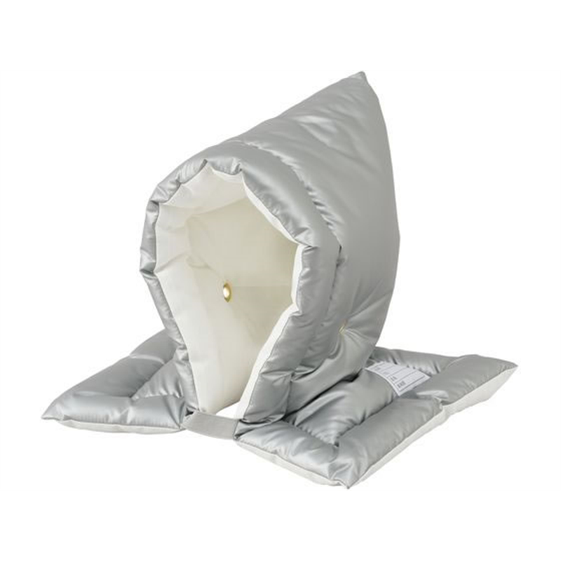 アイリスオーヤマ 防災頭巾 Lサイズ シルバー BZN-390L 1個（ご注文単位1個）【直送品】