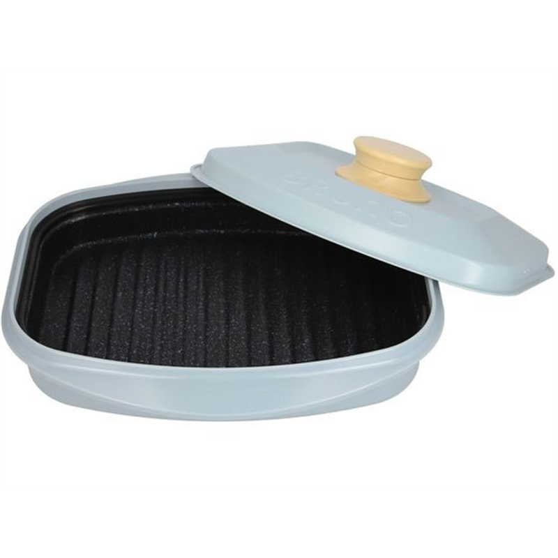 MUK レンジメート プロ スクエア バイ ブルーノ ブルーグレー MCB102A-B 1個（ご注文単位1個）【直送品】