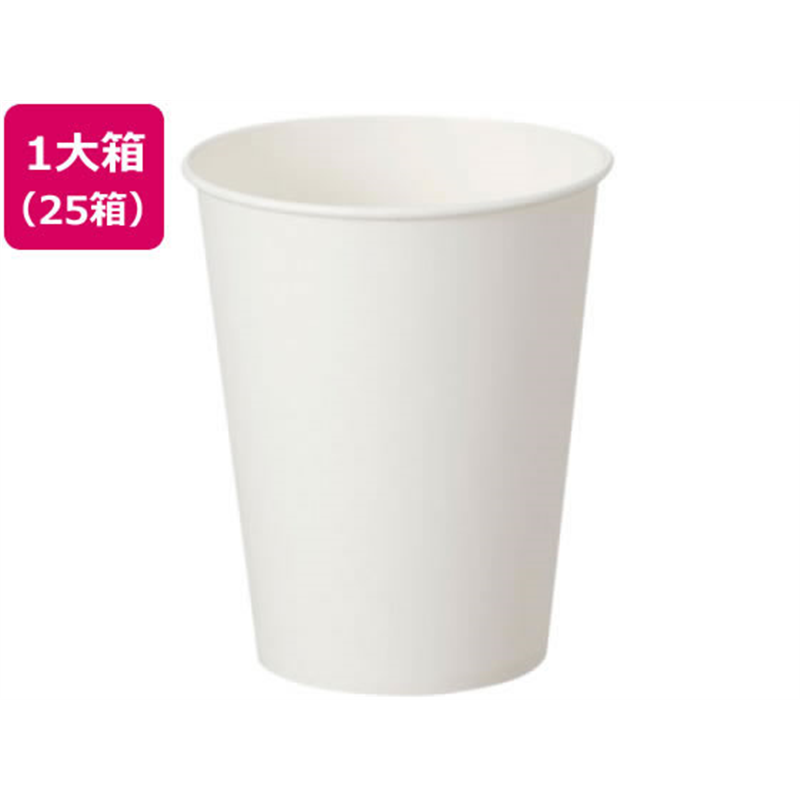 サンナップ ホワイトカップ 275ml 100個入×25箱 C27100A-K 1箱（ご注文単位1箱）【直送品】