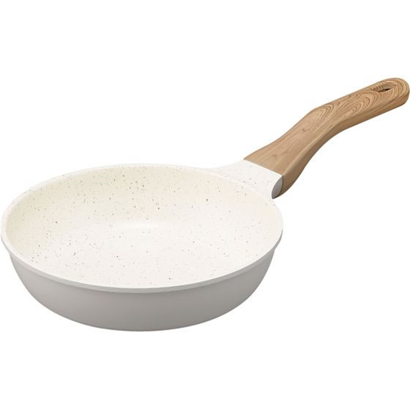 アイリスオーヤマ ナチュかるフライパン IHガス火対応 20cm Pグレー×IV 1個（ご注文単位1個）【直送品】