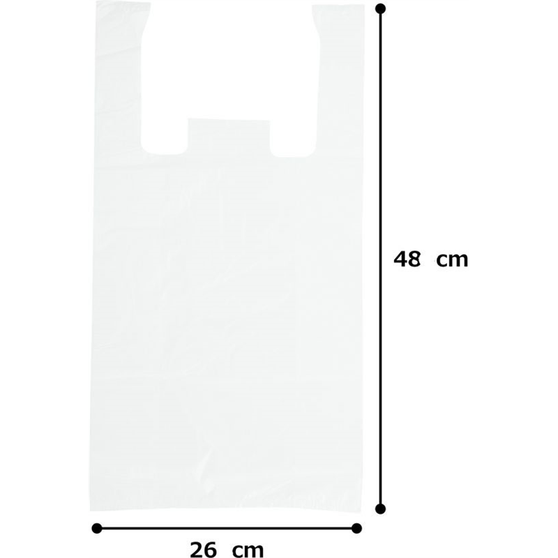 紺屋商事 レジ袋乳白東30西40号 100枚 00722130 1パック（ご注文単位1パック）【直送品】
