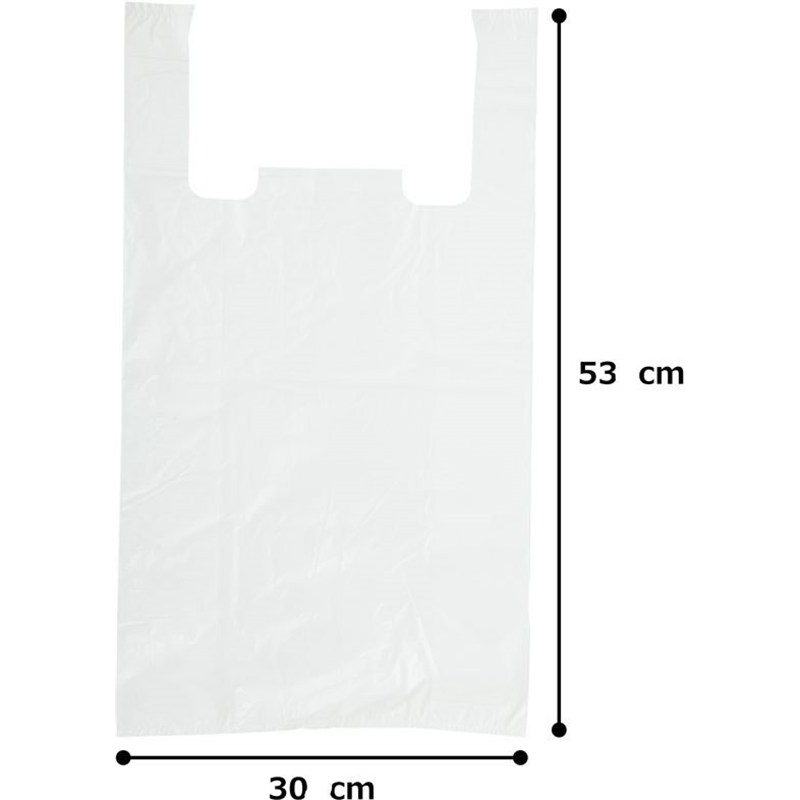 紺屋商事 レジ袋乳白東45西45号 100枚 00722145 1パック（ご注文単位1パック）【直送品】