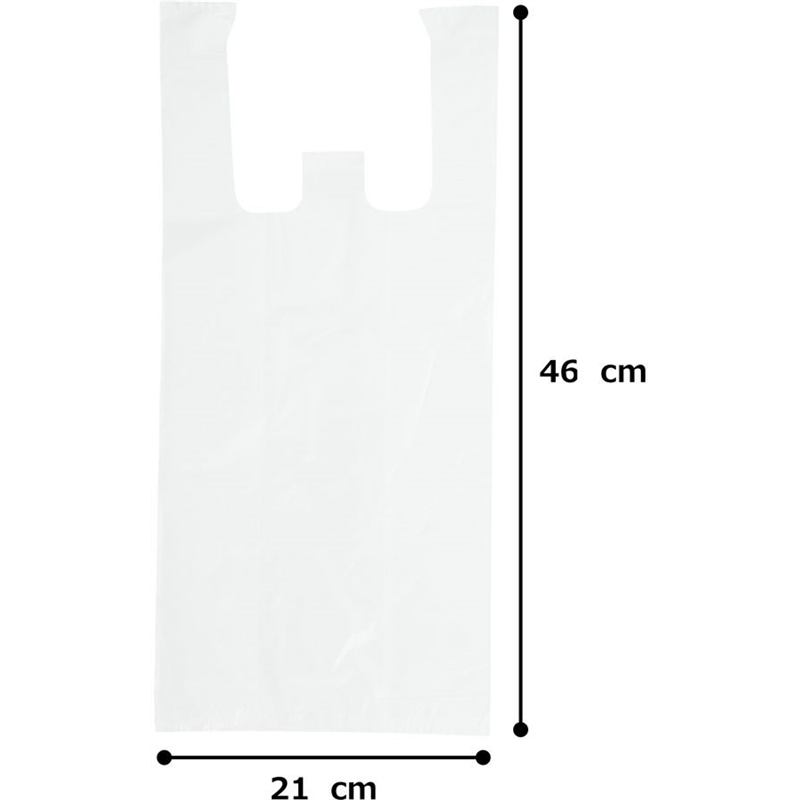 紺屋商事 レジ袋乳白東20西35号 100枚 00722120 1パック（ご注文単位1パック）【直送品】