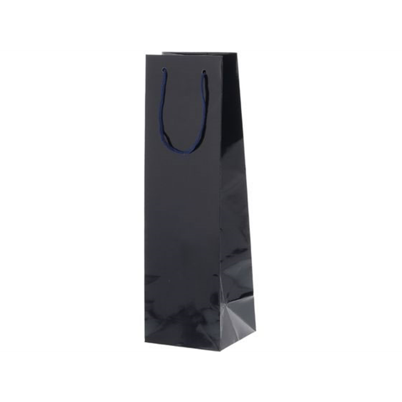 ヘイコー 紙袋 ブライトバッグ ワイン1本用 紫紺 10枚 6459204 1袋（ご注文単位1袋）【直送品】