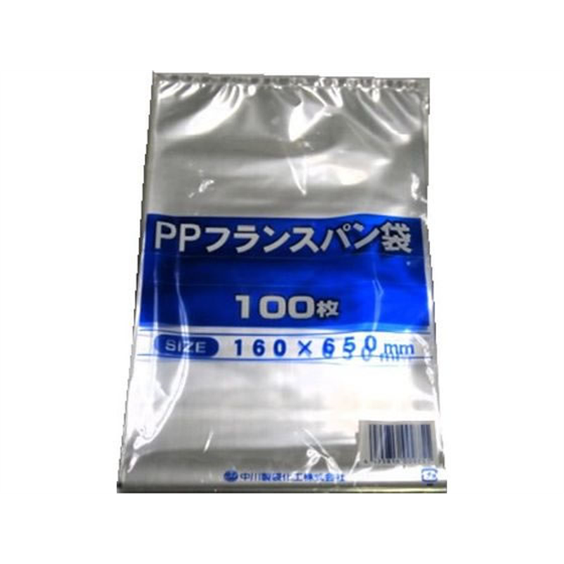 中川製袋化工 PPフランスパン袋 100枚入 SI60482 1袋（ご注文単位1袋）【直送品】