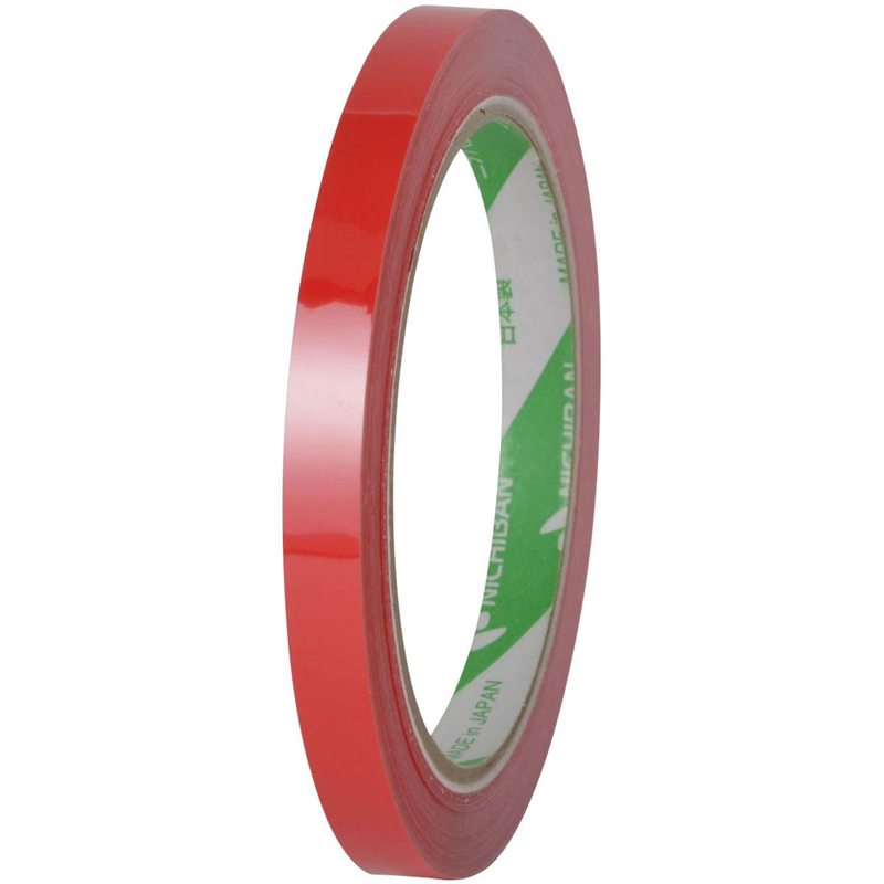 ニチバン バッグシーリングテープ 9mm×50m 赤 540R 1巻(ご注文単位1巻)【直送品】