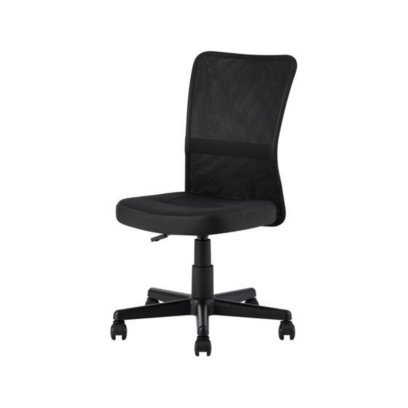 アイリスオーヤマ メッシュバックチェア 肘なし ブラック OFC-MBR 1脚（ご注文単位1脚）【直送品】