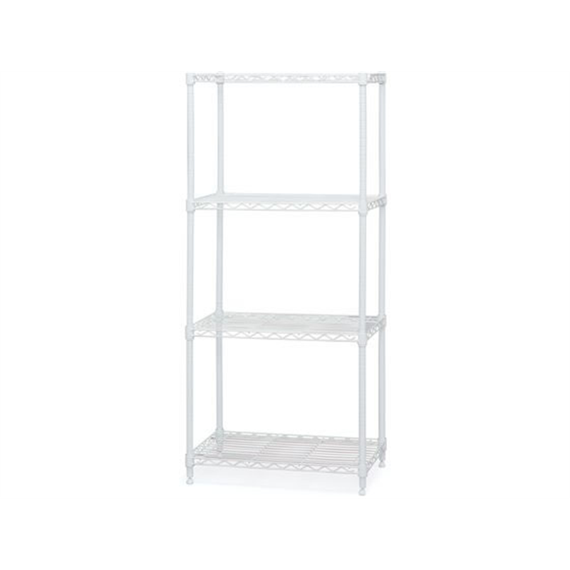 アイリスオーヤマ カラーメタルラック 4段 W550×H1230 ホワイト CMM-55124 1台（ご注文単位1台）【直送品】
