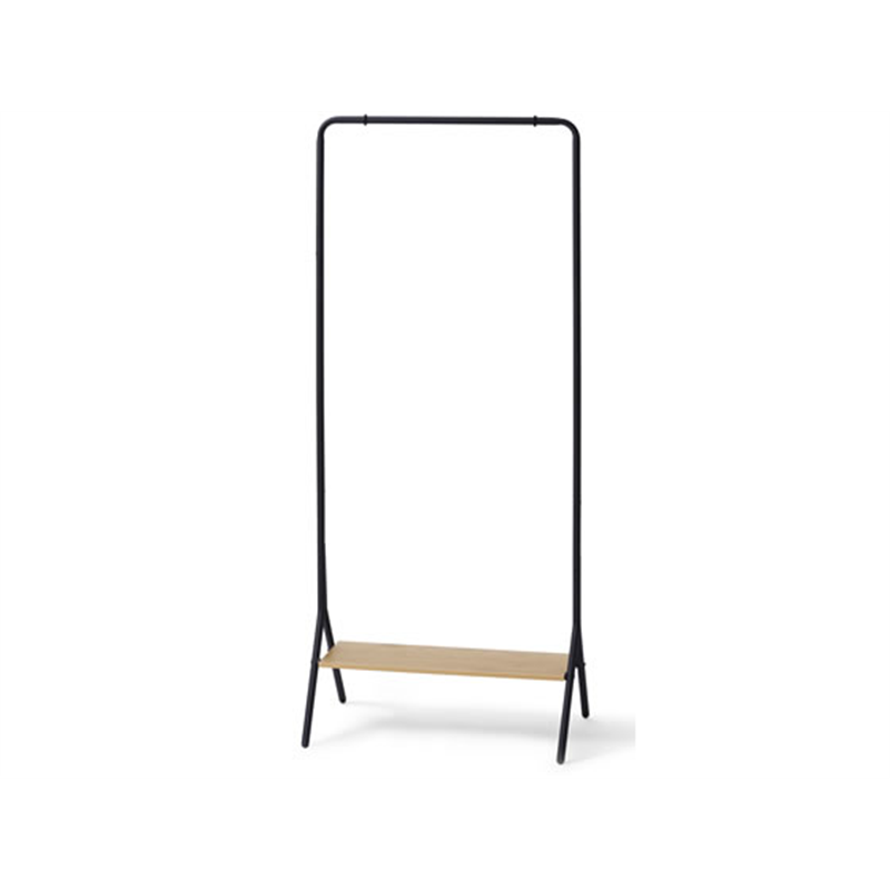 アイリスオーヤマ ハンガーラック ナチュラル／ブラック HPI-640 1台（ご注文単位1台）【直送品】