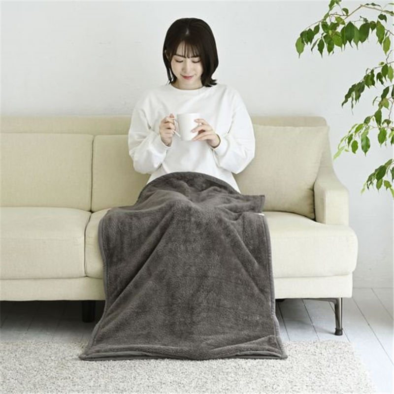 YAMAZEN すっぽりひざ掛け タテ100×ヨコ70cm 1枚（ご注文単位1枚）【直送品】