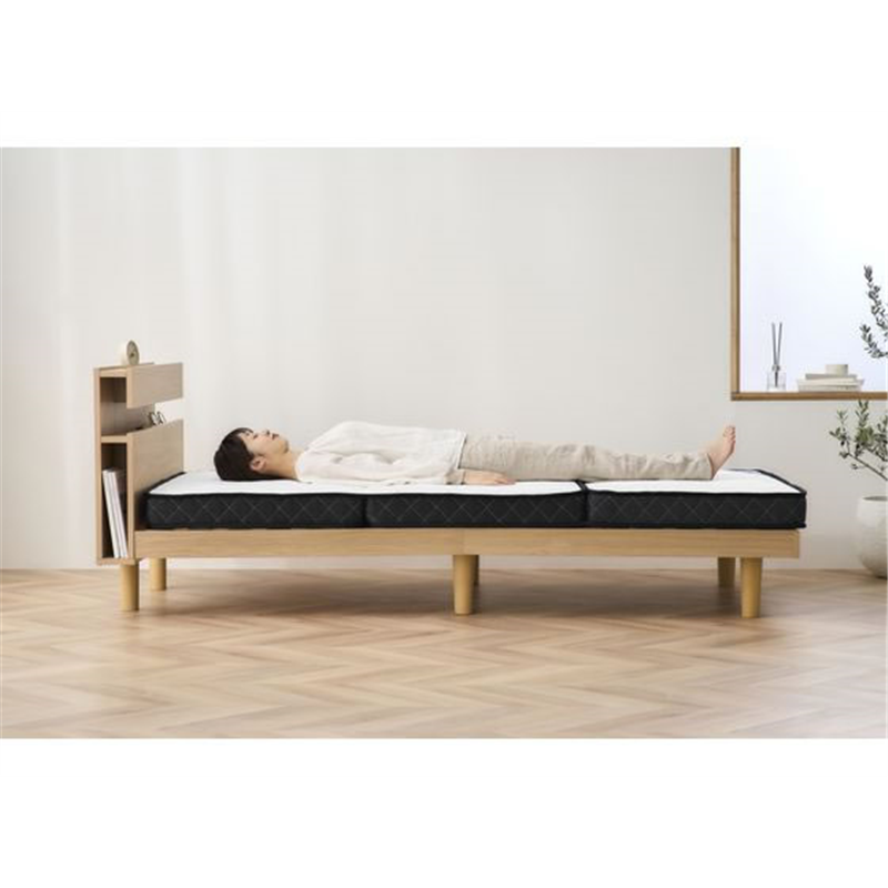 アイリスオーヤマ 三つ折り ミニポケットコイル マットレス 11cm PMTS11S-3S 1枚（ご注文単位1枚）【直送品】