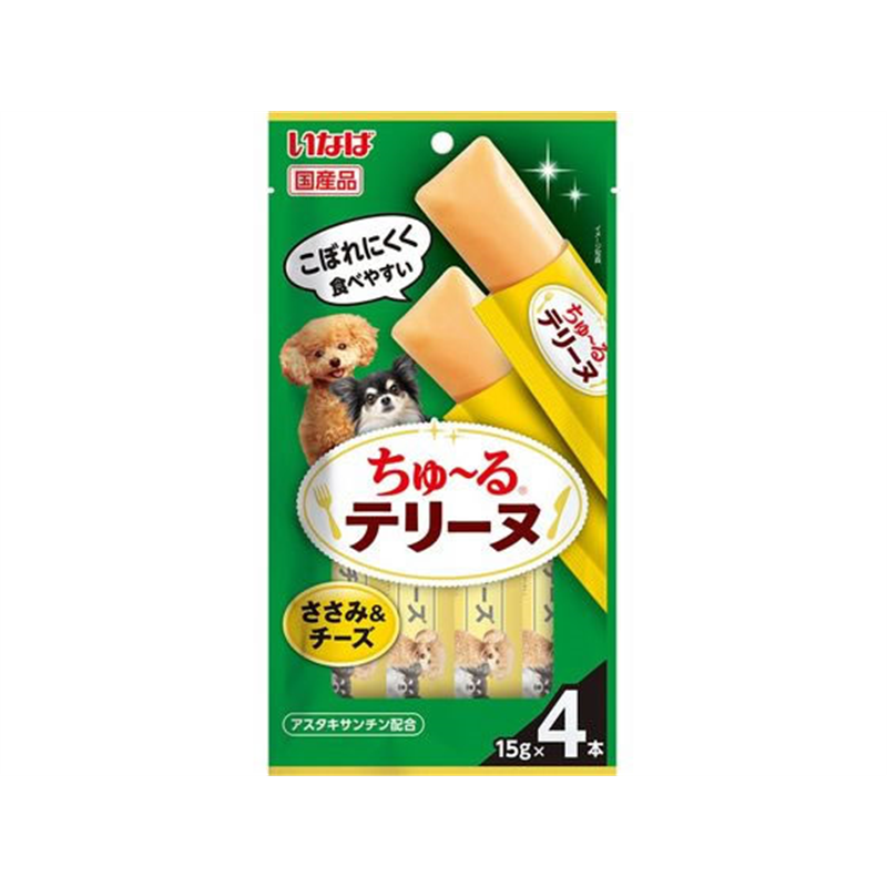いなばペットフード ちゅーるテリーヌ ささみ&チーズ 15g×4P 1パック（ご注文単位1パック）【直送品】