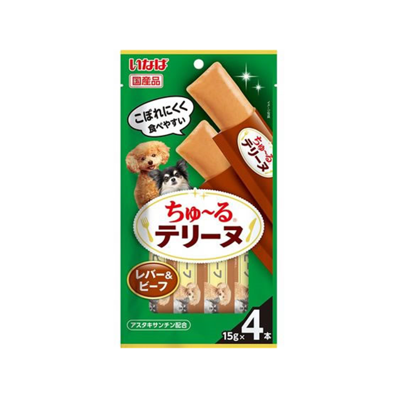いなば ちゅーるテリーヌ レバー&ビーフ 4P 1パック（ご注文単位1パック）【直送品】