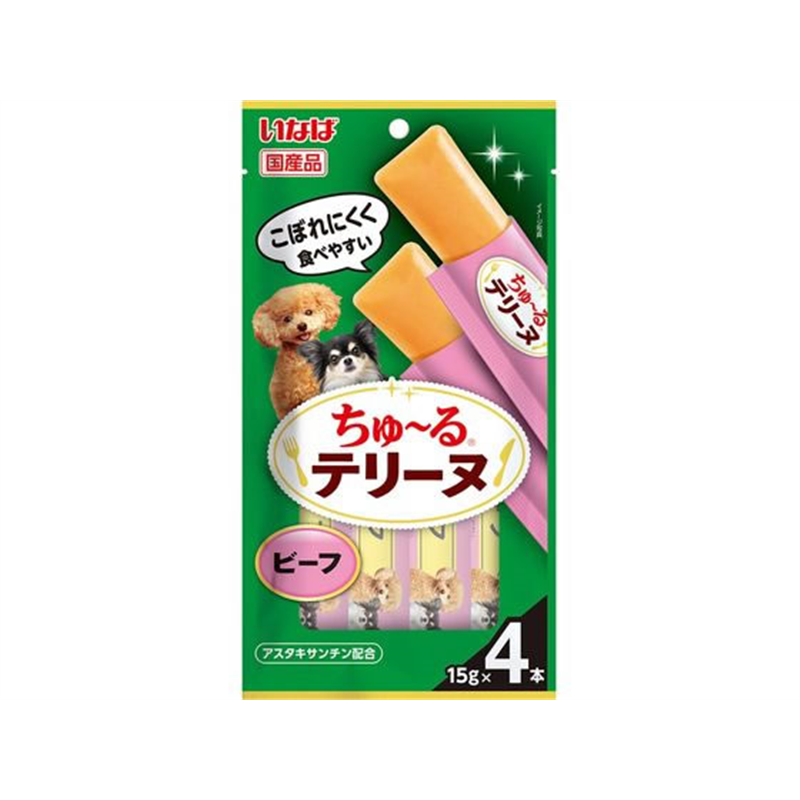 いなば ちゅーるテリーヌ ビーフ 15g×4P 1パック（ご注文単位1パック）【直送品】