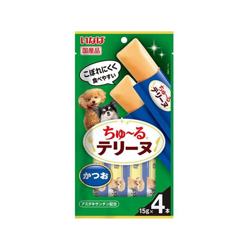 いなば ちゅーるテリーヌ かつお 15g×4P 1パック（ご注文単位1パック）【直送品】