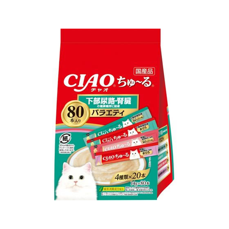 いなば ちゅーる 下部尿路V 14g×80P 1袋（ご注文単位1袋）【直送品】