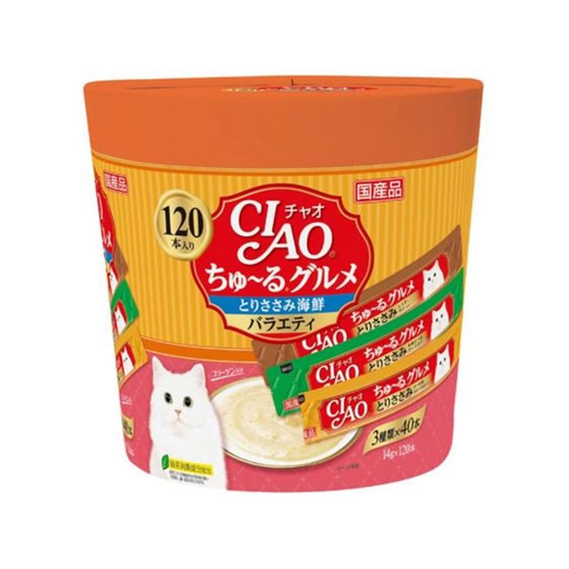 いなば ちゅーるグルメ とり海鮮 120P 1個（ご注文単位1個）【直送品】