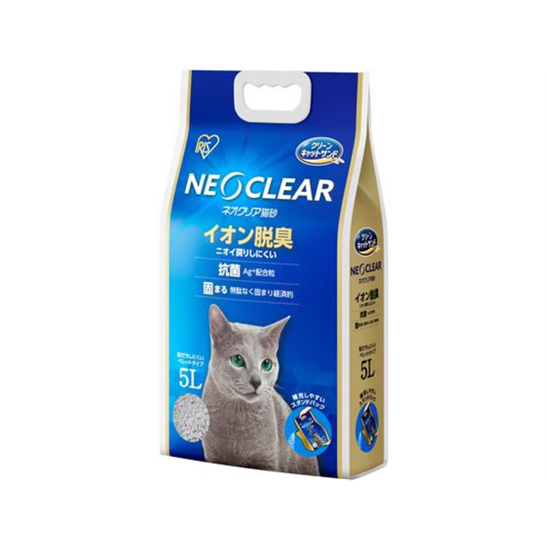アイリスオーヤマ ネオクリア猫砂 5L NC-5L 1袋（ご注文単位1袋）【直送品】