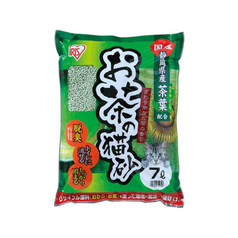 アイリスオーヤマ お茶の猫砂 7L OCN-70N 1袋（ご注文単位1袋）【直送品】