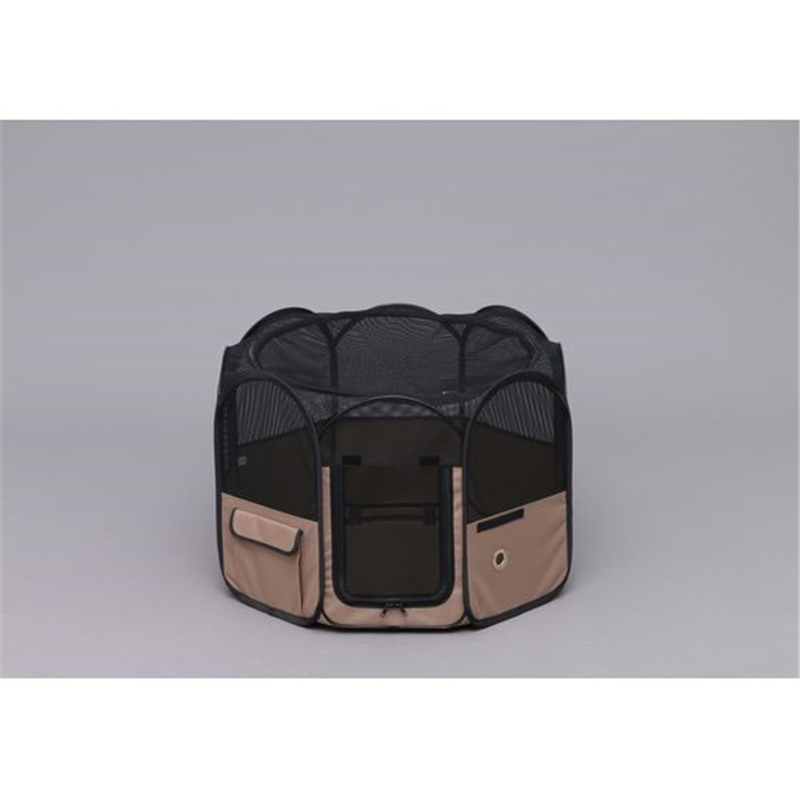 アイリスオーヤマ 折りたたみサークル Sサイズ ブラウン POTS-800A 1個（ご注文単位1個）【直送品】