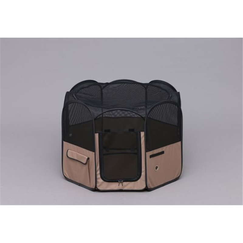 アイリスオーヤマ 折りたたみサークル Mサイズ ブラウン POTS-920A 1個（ご注文単位1個）【直送品】