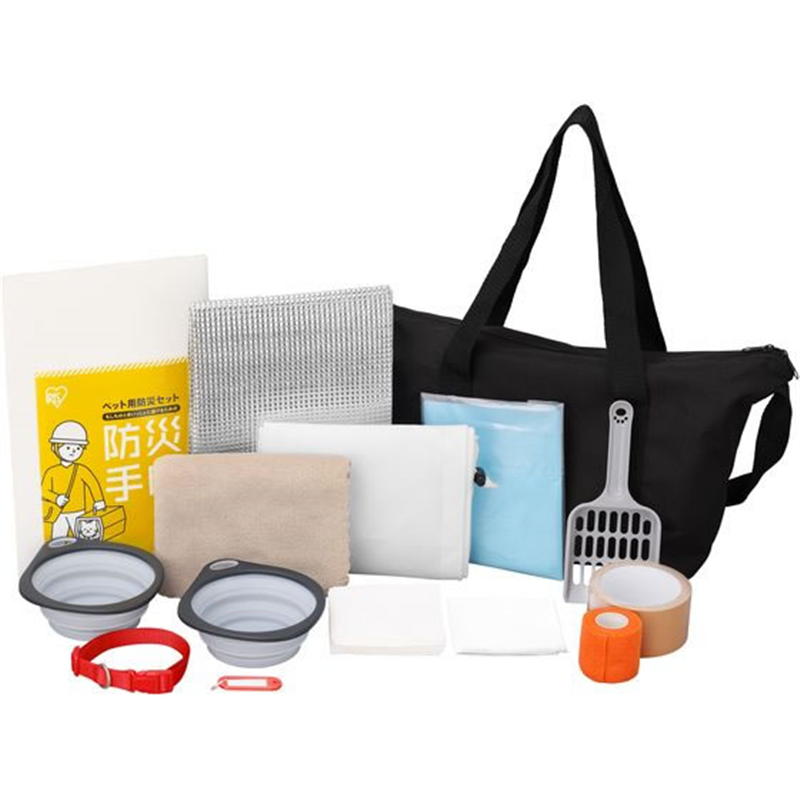 アイリスオーヤマ ペット用防災セット猫用 15点セット PBSN-15 1個（ご注文単位1個）【直送品】
