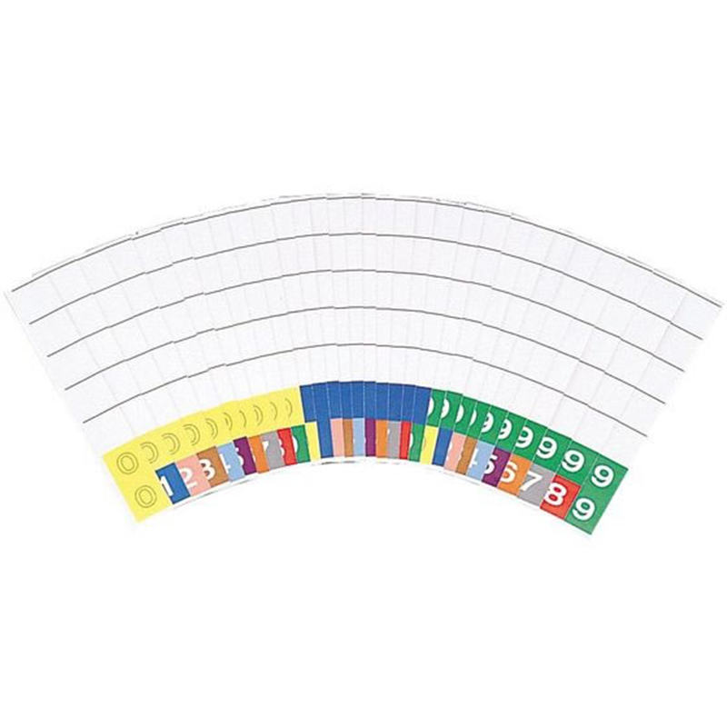 リヒトラブ カラーナンバー見出し紙 100枚 HK761 1箱（ご注文単位1箱）【直送品】