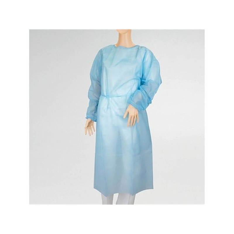オオサキメディカル アイソレーションガウン ゴム袖 ブルー 10枚 51057 1個（ご注文単位1個）【直送品】