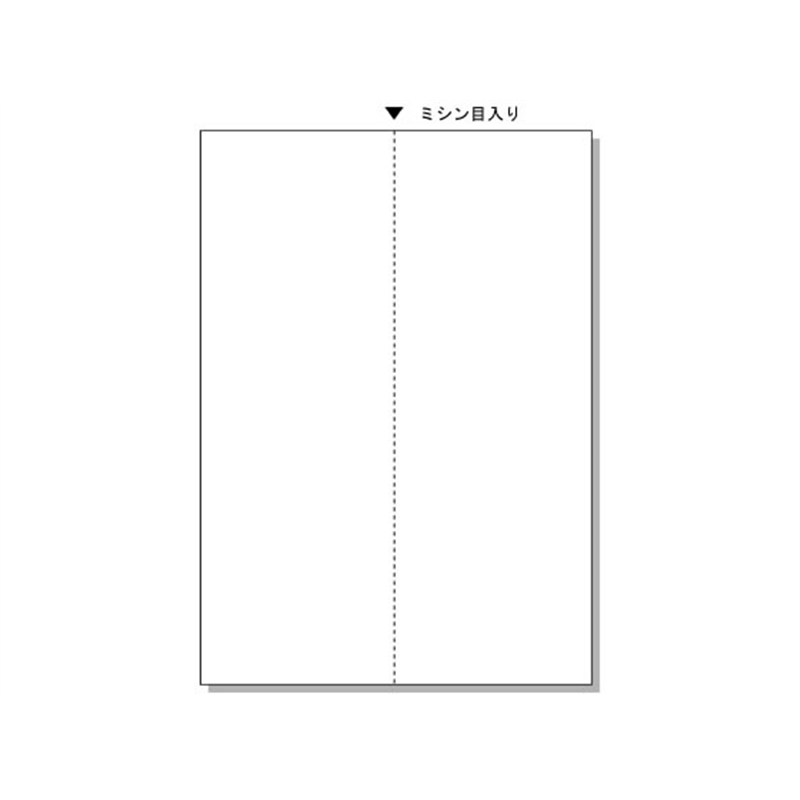 ヒサゴ マルチプリンタ帳票 A4 たて2面 100枚 BP2073 1冊（ご注文単位1冊）【直送品】