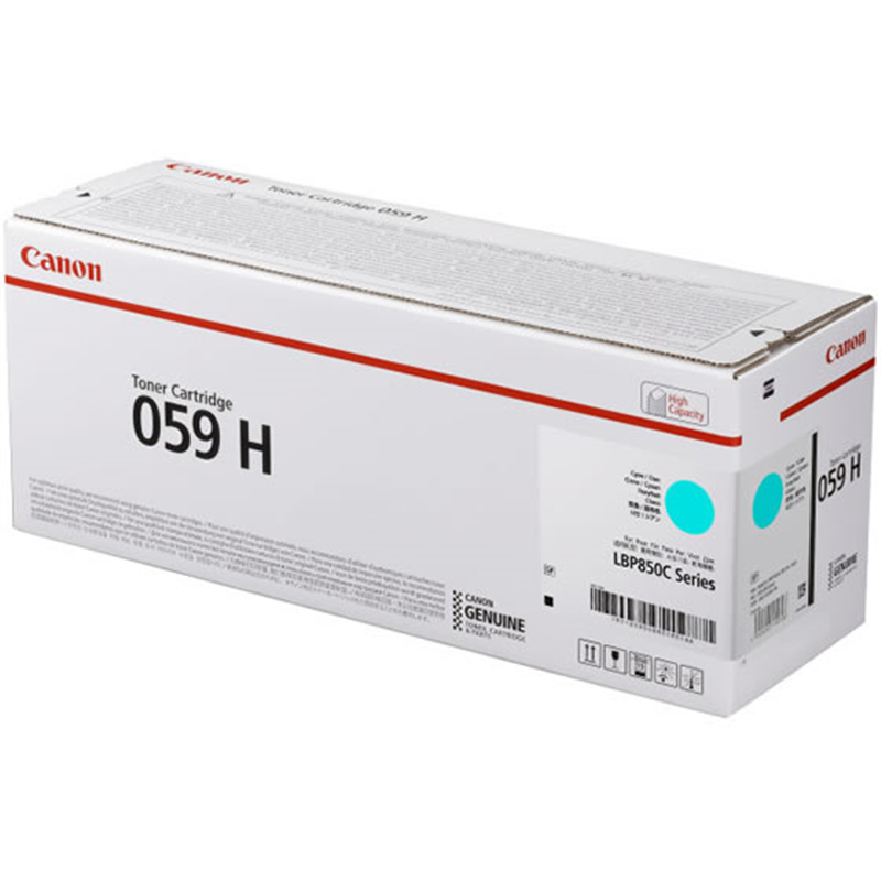 CANON トナーカートリッジ059Hシアン CRG-059HC 3626C001 1個（ご注文単位1個）【直送品】