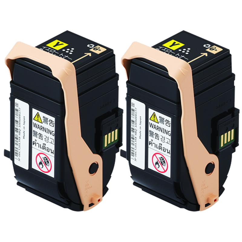 富士フイルムBI トナーカートリッジ イエロー2本セット CT202466 1セット（ご注文単位1セット）【直送品】