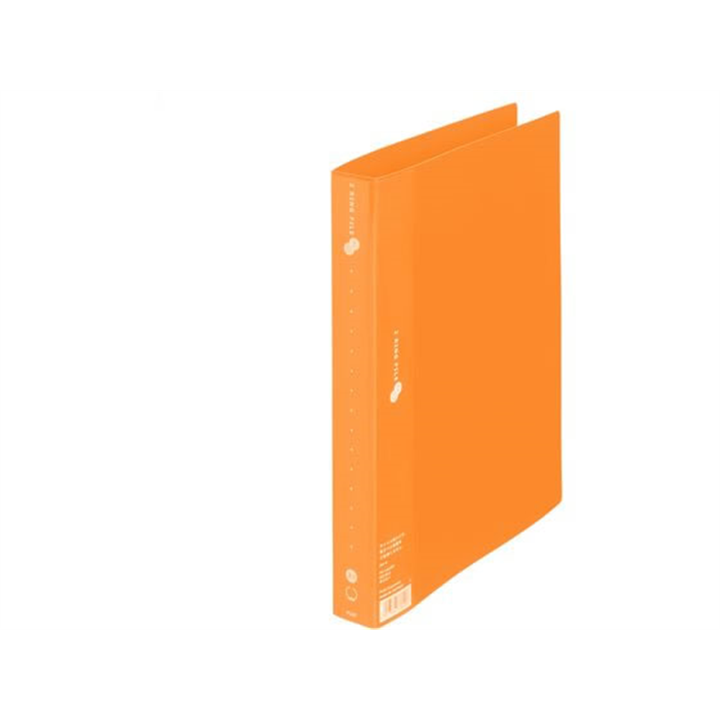 プラス リングファイル 2穴 スーパーエコノミーA4 210枚綴イエロー 83014 1冊（ご注文単位1冊）【直送品】