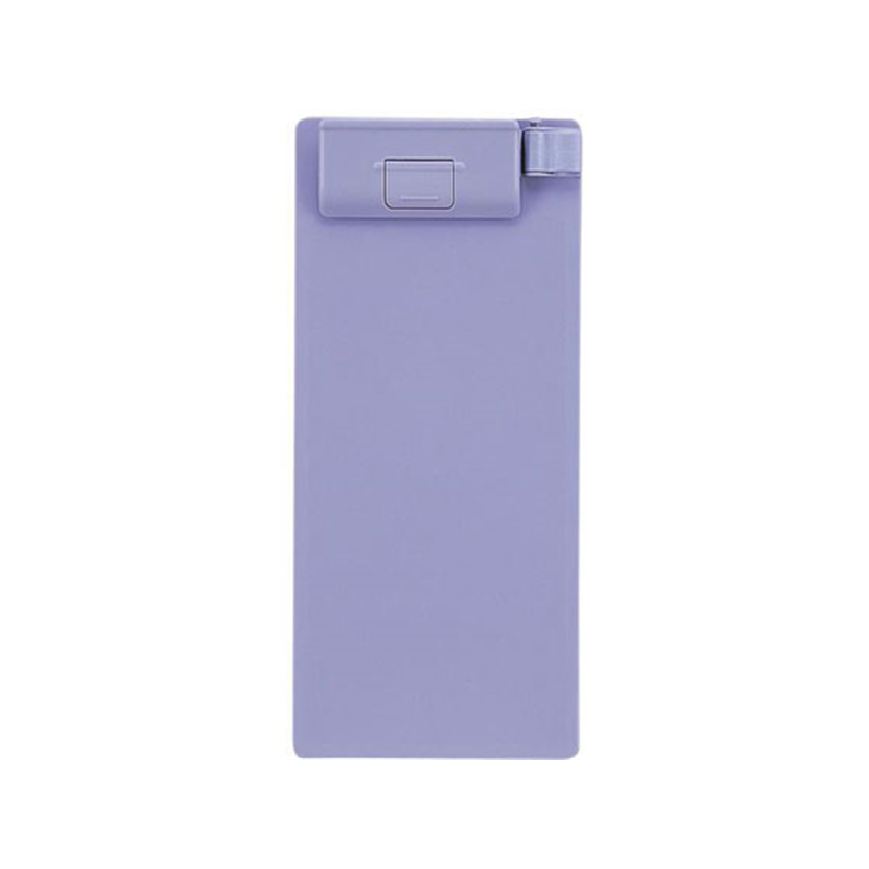 リヒトラブ クリップボード 伝票サイズ 90×206 ブルーバイオレット 1枚（ご注文単位1枚）【直送品】