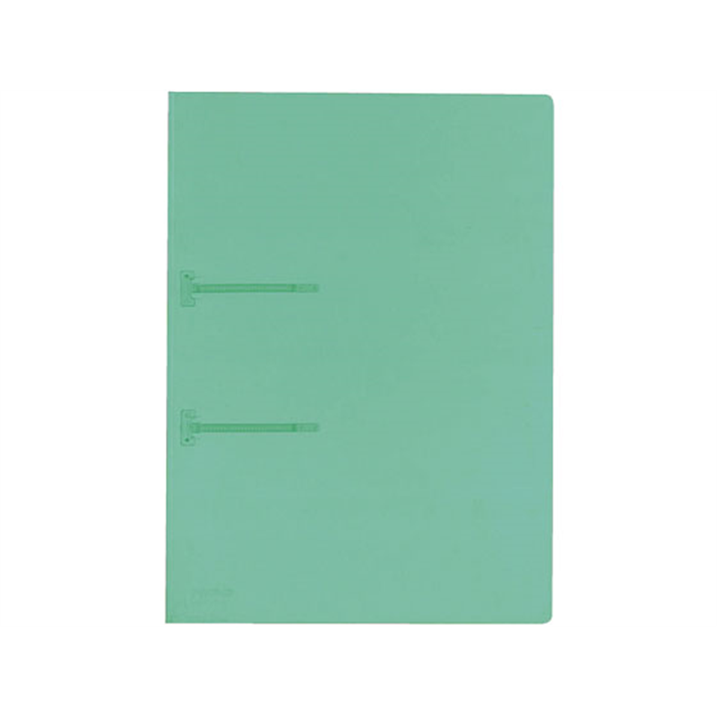 コクヨ ファスナーファイル クリヤーカラー 2穴 A4 緑 20冊 フ-P170G 1束（ご注文単位1束）【直送品】