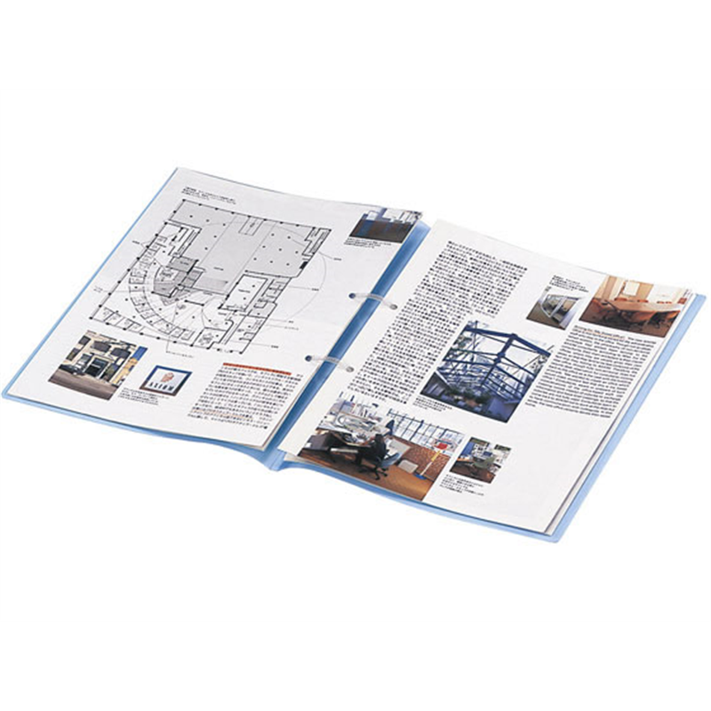 コクヨ ファスナーファイル クリヤーカラー 2穴 A4 緑 20冊 フ-P170G 1束（ご注文単位1束）【直送品】