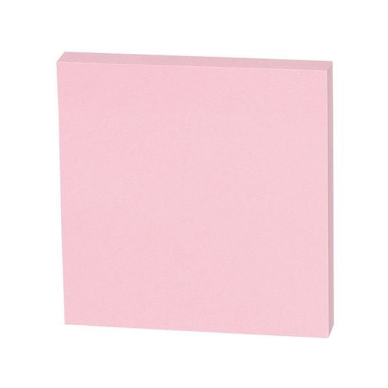 スマートバリュー ふせんBOX 75×75mm 桃 10冊 P434J-P-10 1箱（ご注文単位1箱）【直送品】