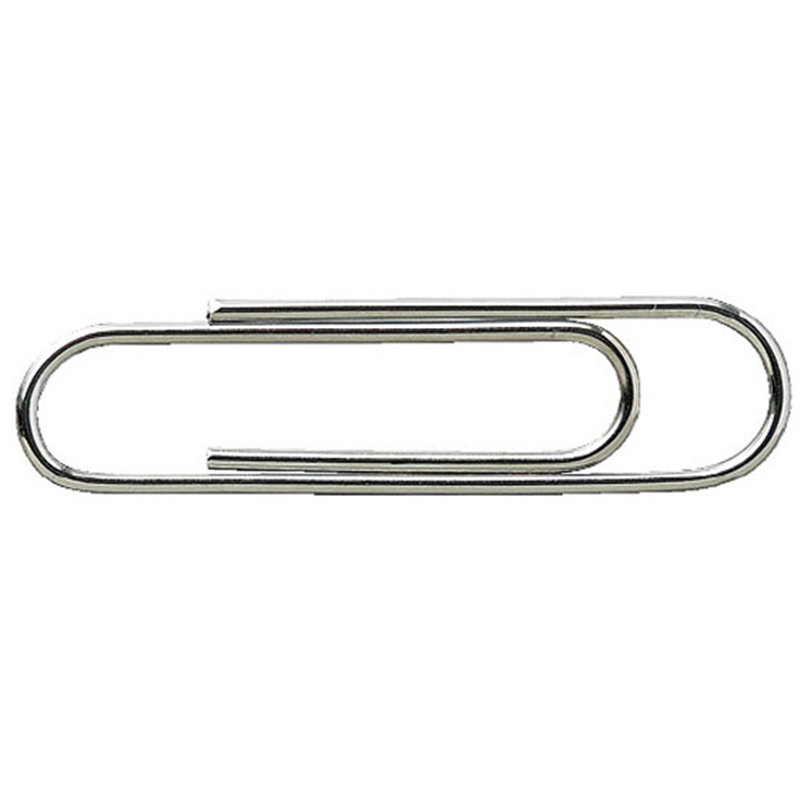 スマートバリュー ゼムクリップ 特大 100個 B297J-LL100 1袋（ご注文単位1袋）【直送品】