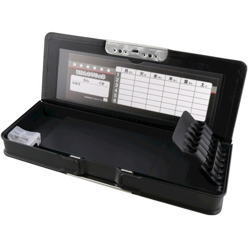 サンスター コンパクトふでいれ ヨコピタ ブラック S1313924 1個(ご注文単位1個)【直送品】