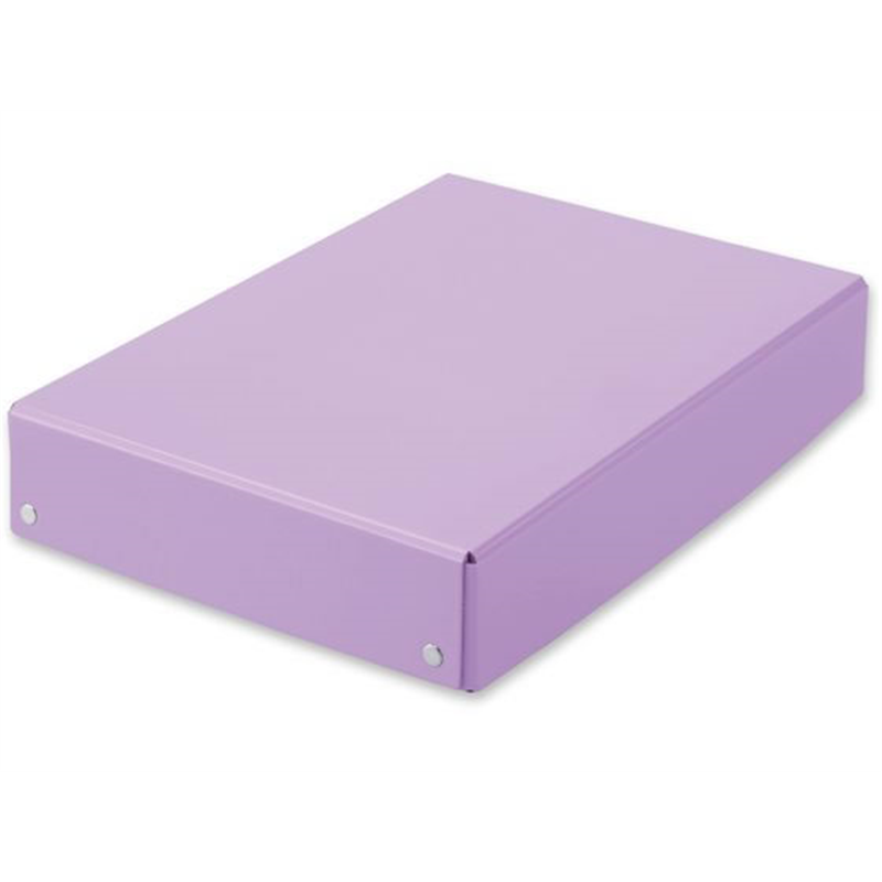 プラス 年組氏名スクール おどうぐばこ 紙製パープル 1個(ご注文単位1個)【直送品】