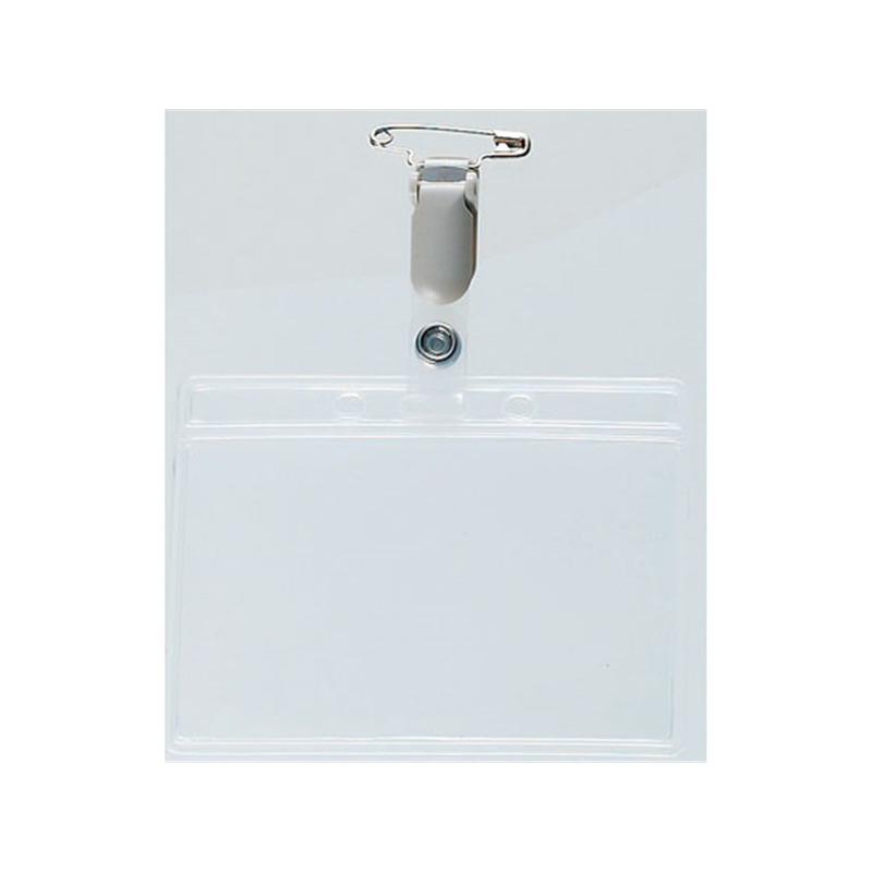 西敬 ニュータッグ名札 名刺サイズ 横型 10個 TN-3410 1パック（ご注文単位1パック）【直送品】