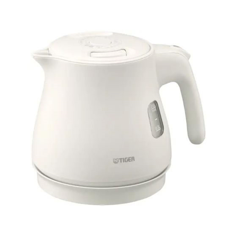 タイガー 蒸気レス電気ケトル 0.6L マットホワイト PCV-A060WM 1台（ご注文単位1台）【直送品】