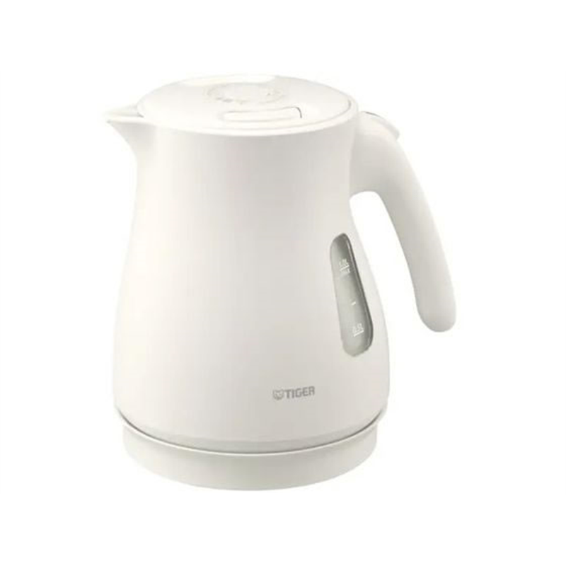 タイガー 蒸気レス電気ケトル 1.0L マットホワイト PCV-A100WM 1台（ご注文単位1台）【直送品】