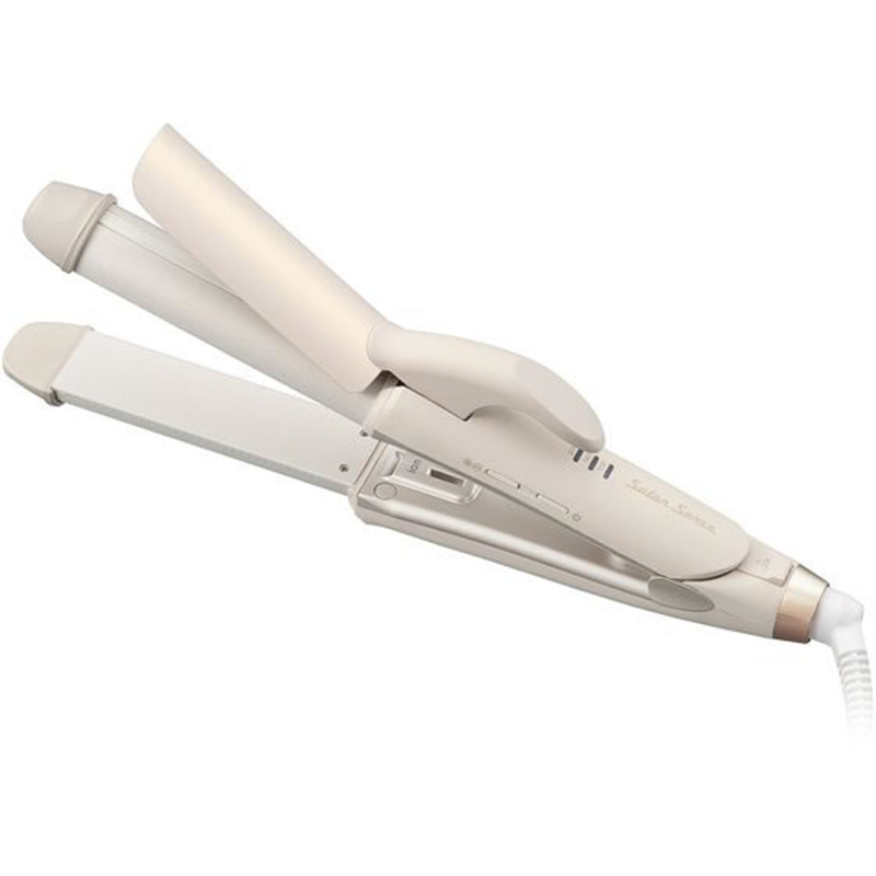 KOIZUMI Salon Sense マイナスイオン2WAYアイロン 28mm ミストベージュ 1台（ご注文単位1台）【直送品】